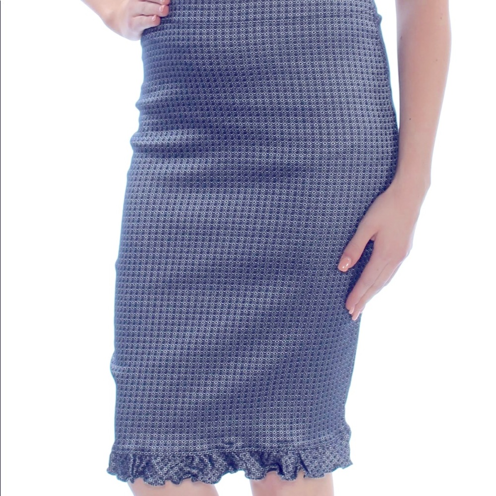 Max Studio Blue Pencil Skirt from Macy’s